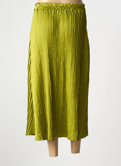 Jupe mi-longue vert ABACA pour femme