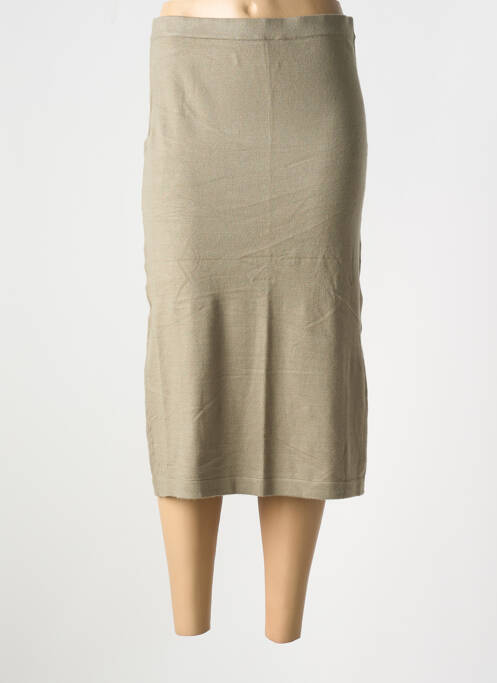 Jupe mi-longue vert CREAM pour femme