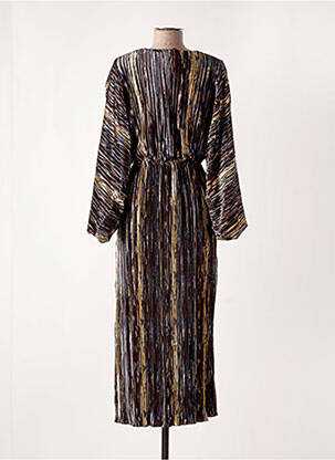 Robe longue manches longues manches longues noir RUE MAZARINE femme