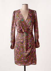 Robe courte violet LA PETITE ETOILE pour femme seconde vue