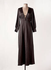 Robe longue noir LA PETITE ETOILE pour femme seconde vue