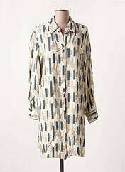 Robe mi-longue beige STORIATIPIC pour femme seconde vue