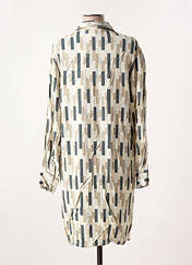 Robe mi-longue beige STORIATIPIC pour femme seconde vue