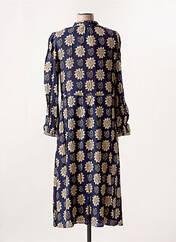 Robe mi-longue bleu STORIATIPIC pour femme seconde vue