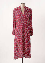 Robe mi-longue rouge STORIATIPIC pour femme seconde vue
