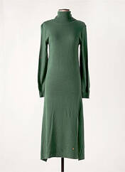 Robe pull vert LA PETITE ETOILE pour femme seconde vue