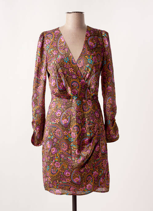 Robe courte violet LA PETITE ETOILE pour femme