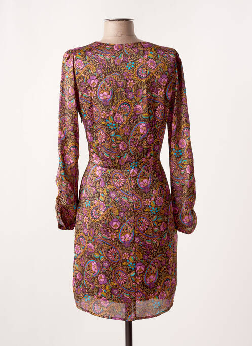 Robe courte violet LA PETITE ETOILE pour femme