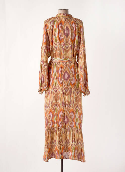 Robe longue orange LA PETITE ETOILE pour femme
