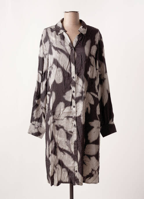 Robe mi-longue noir CREAM pour femme