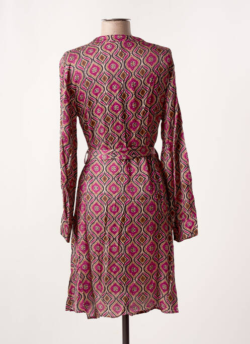 Robe mi-longue violet LA PETITE ETOILE pour femme