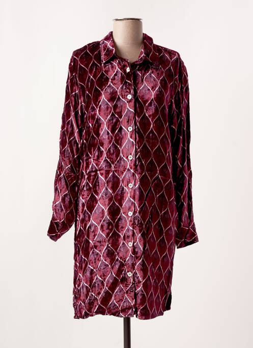 Robe mi-longue violet STORIATIPIC pour femme