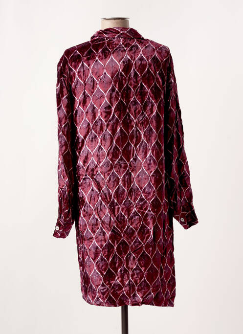 Robe mi-longue violet STORIATIPIC pour femme