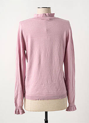 Pull coupe cintrée manches longues violet CREAM femme