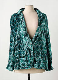 Blazer manches longues vert STORIATIPIC femme