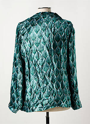 Blazer manches longues vert STORIATIPIC femme