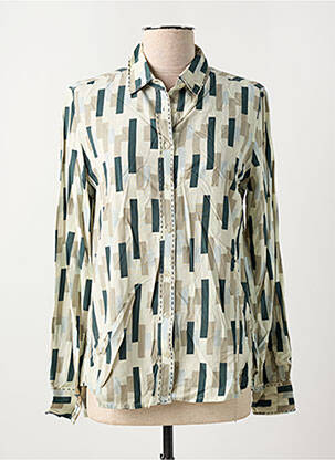 Chemisier vert STORIATIPIC pour femme