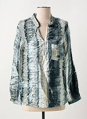 Chemisier vert STORIATIPIC pour femme