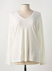 T-shirt blanc CREAM pour femme seconde vue