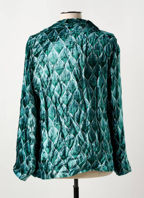Blazer manches longues vert STORIATIPIC femme