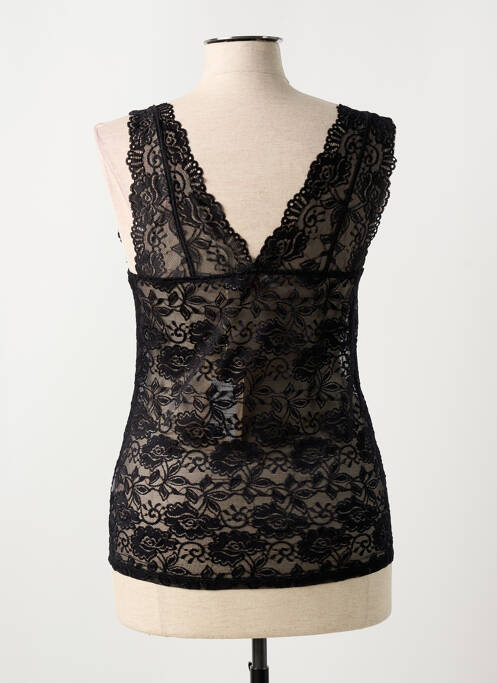Top stretch sans manche noir CREAM femme