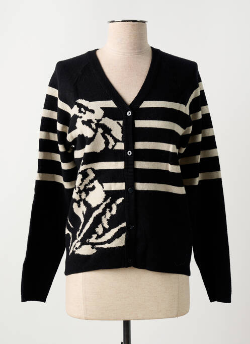 Gilet manches longues noir CREAM pour femme