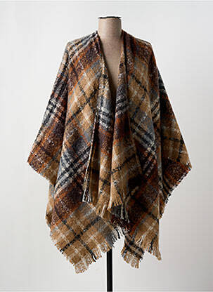 Poncho marron CREAM pour femme