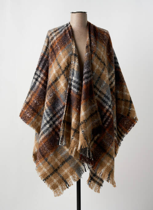 Poncho marron CREAM pour femme