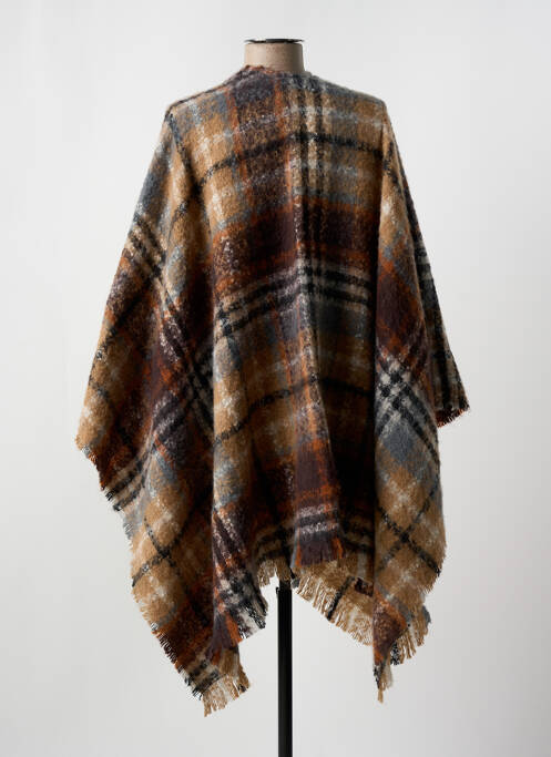 Poncho marron CREAM pour femme