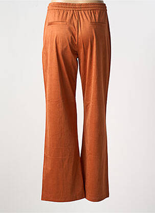 Pantalon droit stretch taille normale orange K-DESIGN femme