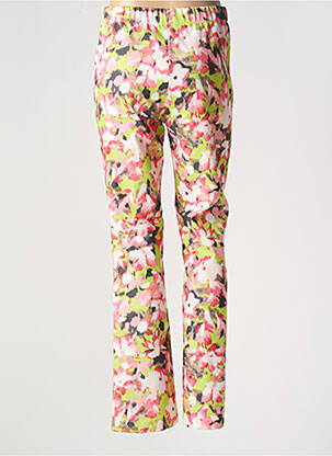 Pantalon slim taille élastique taille normale vert IVY BEAU femme