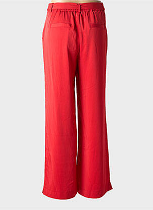 Pantalon droit stretch taille normale rouge IVY BEAU femme