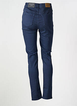 Jeans coupe slim stretch taille normale bleu BASE LEVEL femme
