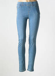 Jeans coupe slim stretch taille normale bleu BASE LEVEL femme