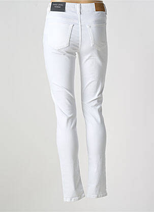 Jeans coupe slim stretch taille normale blanc BASE LEVEL femme