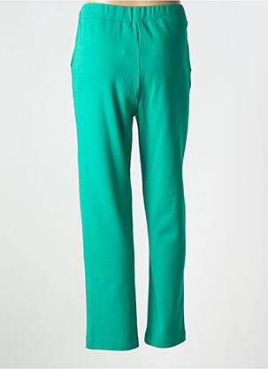 Pantalon droit stretch taille normale vert YEST femme