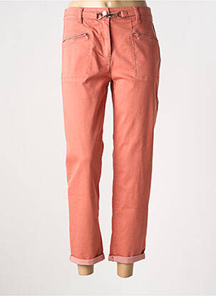 Pantalon 7/8 stretch taille normale orange JULIE GUERLANDE femme