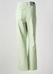 Jeans coupe droite vert JULIE GUERLANDE pour femme seconde vue