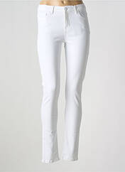 Jeans coupe slim blanc BASE LEVEL pour femme seconde vue