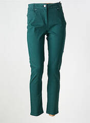 Jeans coupe slim vert JULIE GUERLANDE pour femme seconde vue