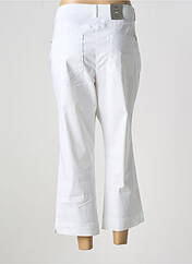 Pantalon 7/8 blanc JULIE GUERLANDE pour femme seconde vue