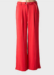 Pantalon droit rouge IVY BEAU pour femme seconde vue
