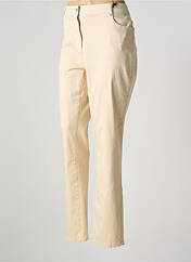 Pantalon slim beige JULIE GUERLANDE pour femme seconde vue