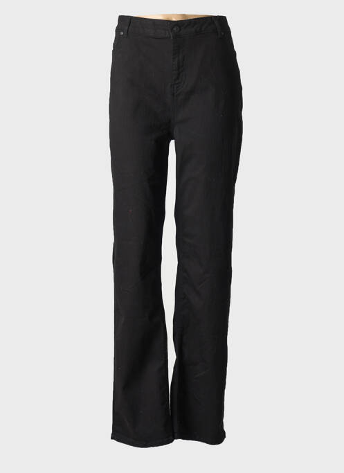 Jeans coupe droite noir BASE LEVEL pour femme