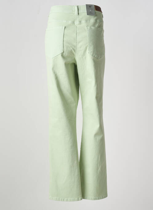 Jeans coupe droite vert JULIE GUERLANDE pour femme