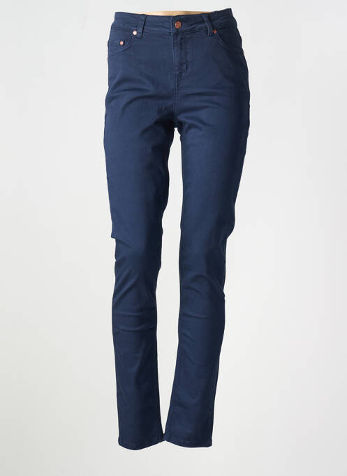 Jeans coupe slim bleu BASE LEVEL pour femme