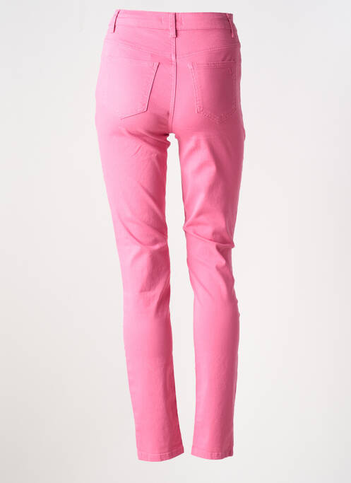 Jeans coupe slim rose YEST pour femme
