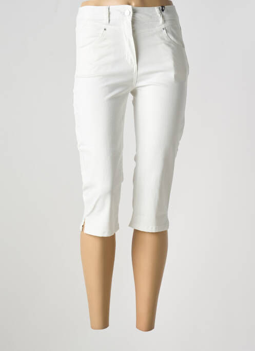 Pantacourt blanc JULIE GUERLANDE pour femme