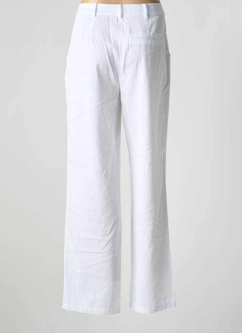 Pantalon droit blanc JULIE GUERLANDE femme