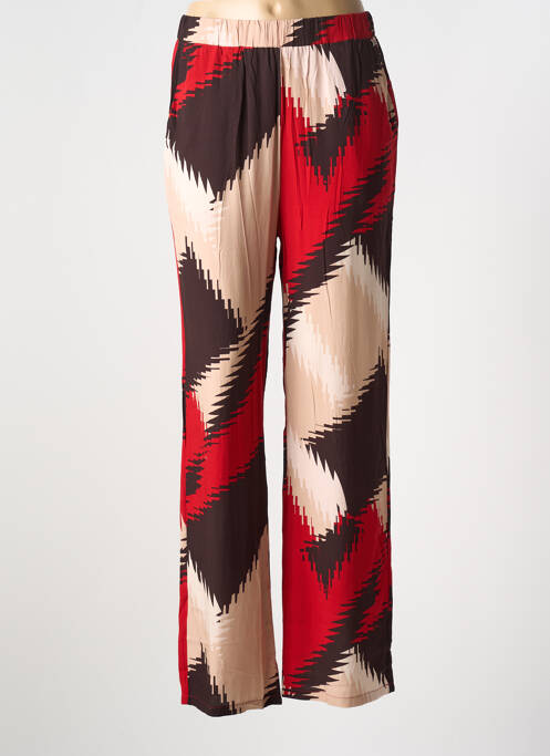 Pantalon droit rouge IVY BEAU pour femme